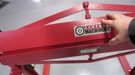 harbor freight sheet metal bender|36 inch metal bending brake.